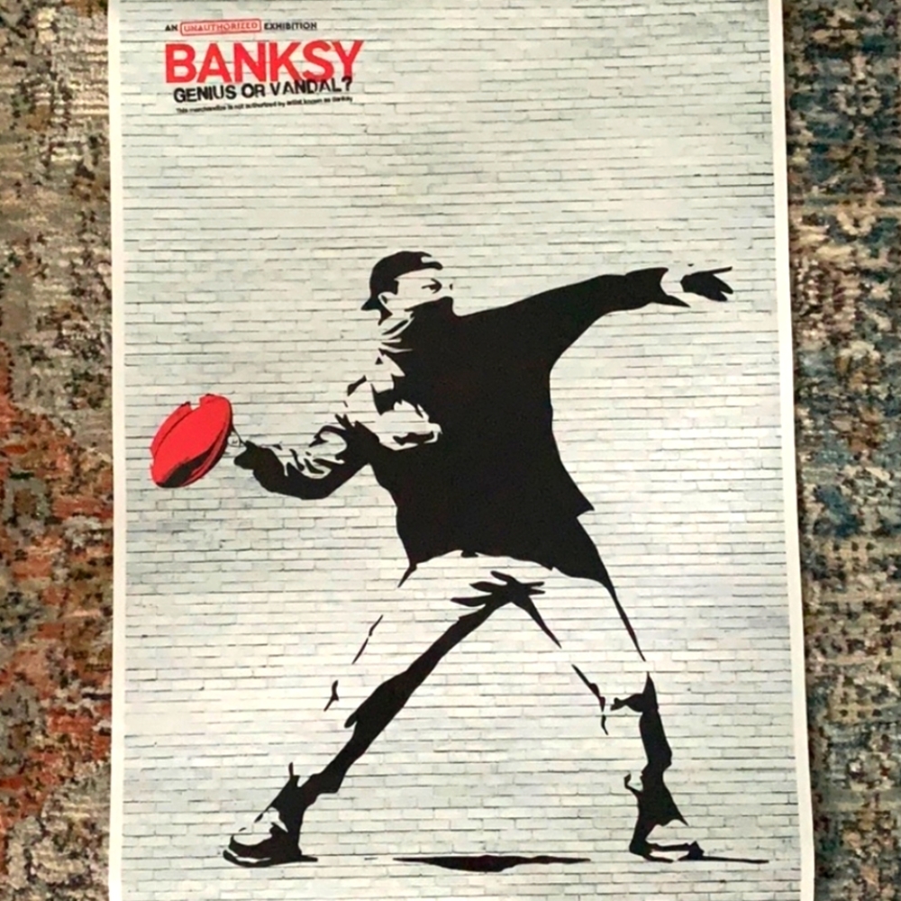 Banksy poster 16.5 × 23.5
